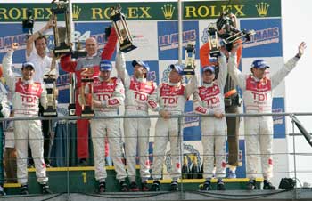 Le Mans 2006 podium