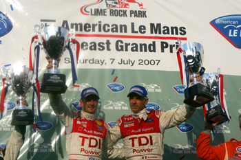 Lime Rock Podium